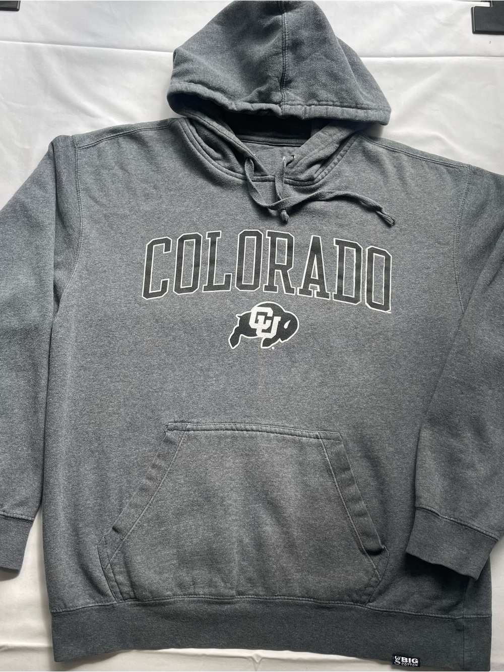 Vintage Y2K CU Colorado Buffaloes Hoodie Mens Large Gear For Sports Big Cotton